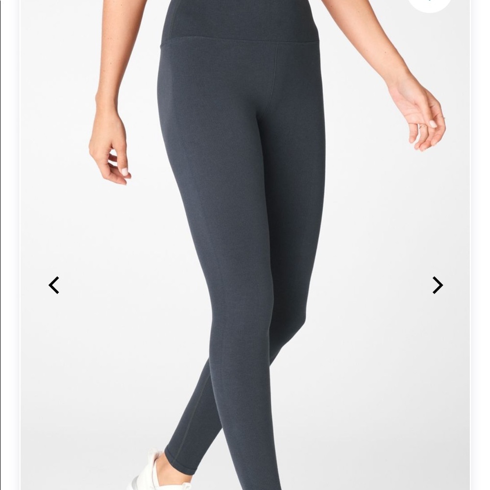 NWT Fabletics High-Waisted Seamless Rib Leggings